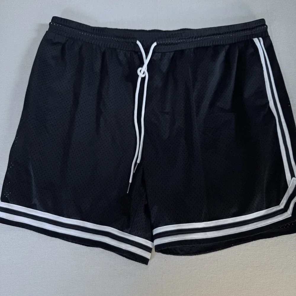 Men's Track Shorts XXXL BASKETBALL Workout Walking Athletic Gym No Boundaries
